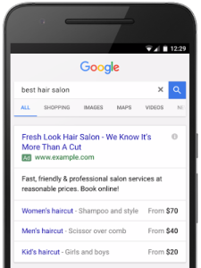 price ad extensions